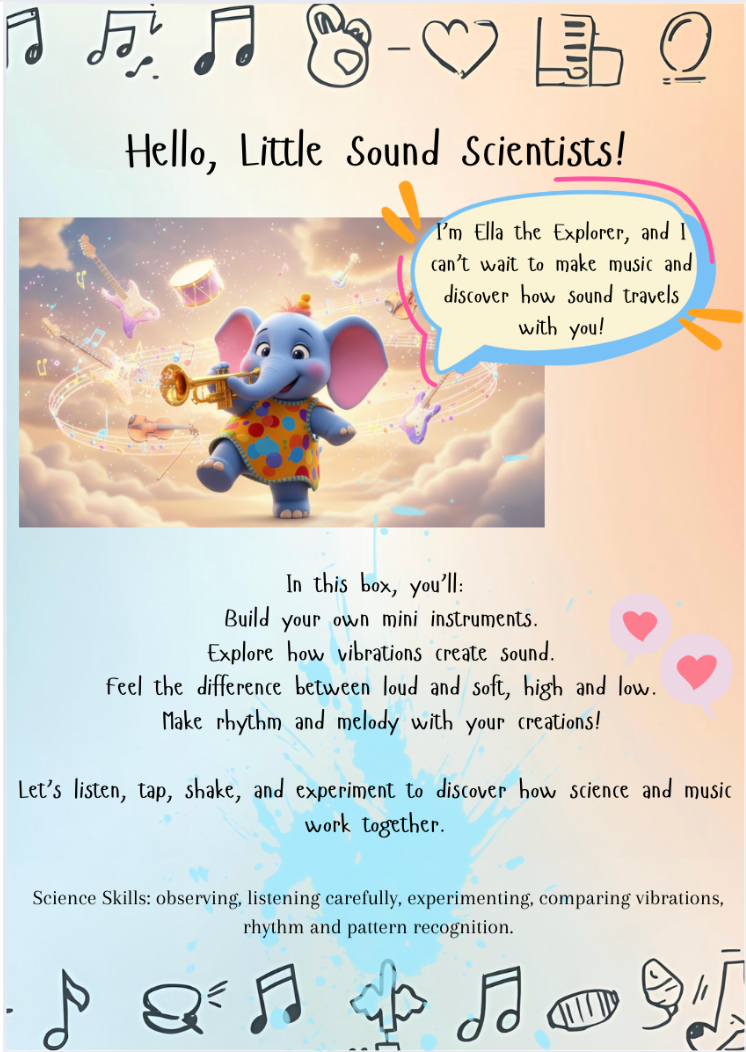 3. BrainBoost Box – Music Makers & Sound Engineers (Ages 5–8)_Suggested month March